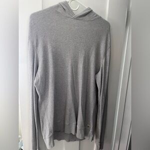 Vuori Gray Hooded Sweatshirt